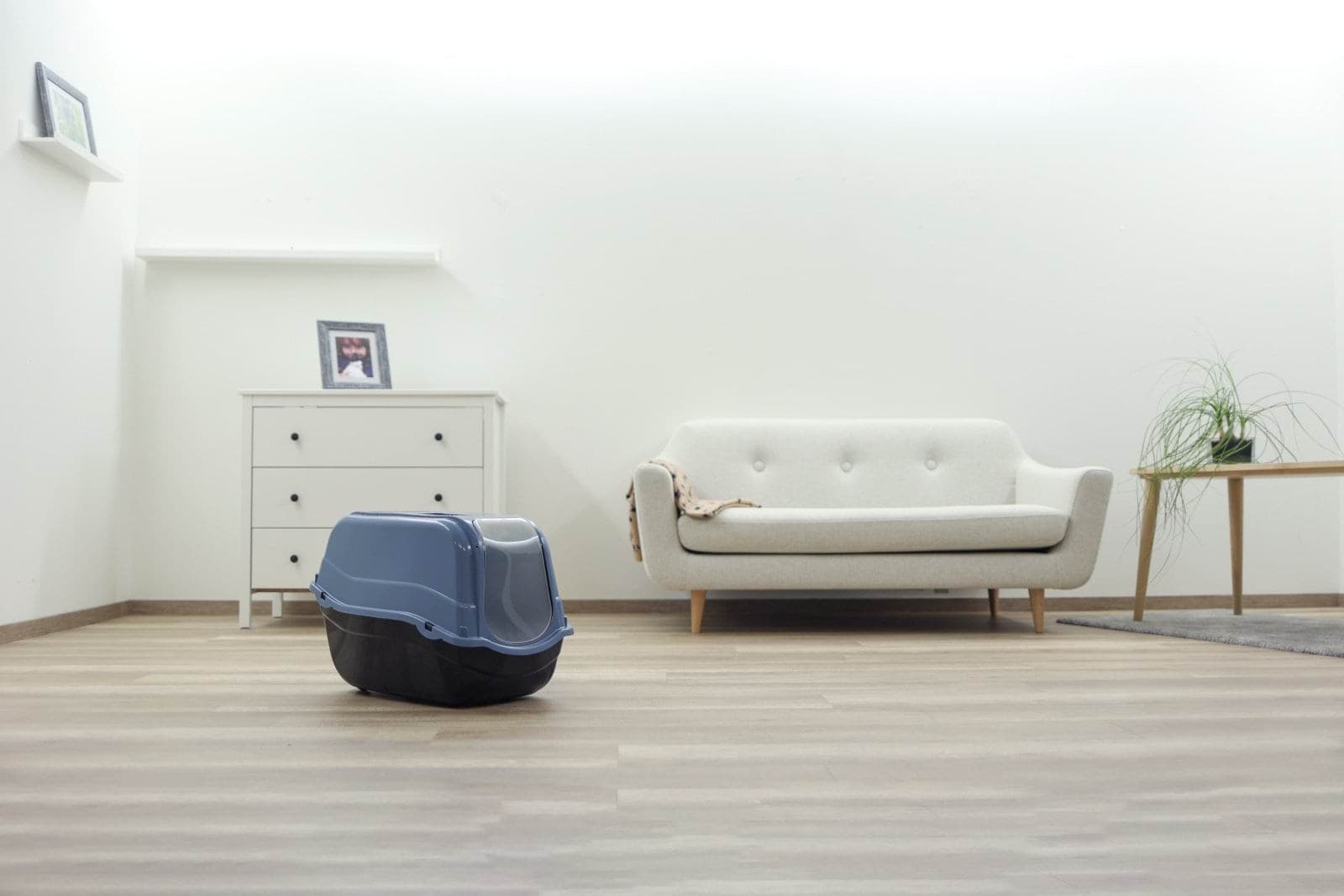 Kuweta Emma Eco, czarno- niebieska,  57 cm x 39 x 41 cm, Kerbl