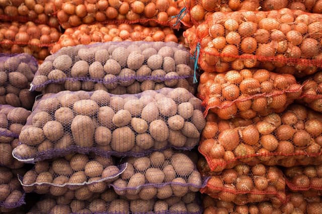 Worek raszlowy z zaciągiem 42x60 cm, pomarańczowy, 15 kg