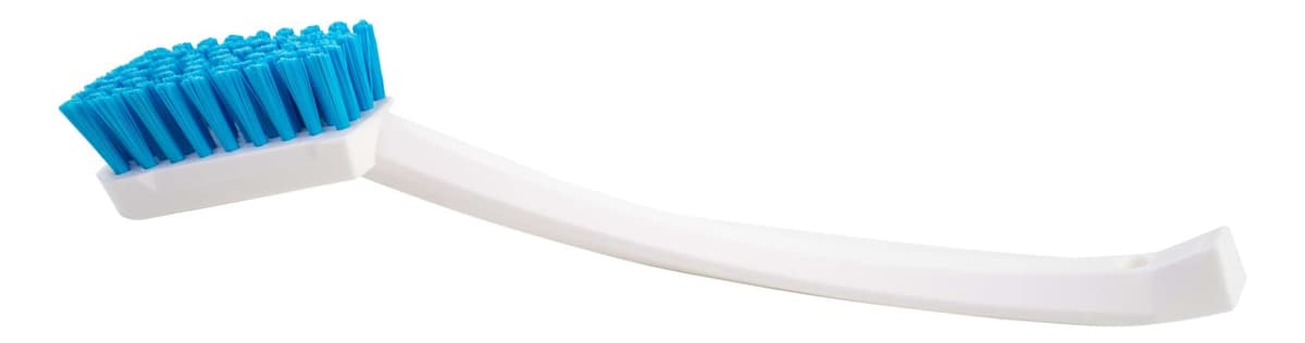 Szczotka w kształcie trapezu, z rączką, 40 cm, biały