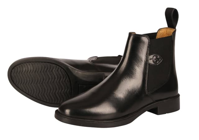 Sztyblety jeździeckie Classic, skórzane, czarny, roz. 45, Covalliero