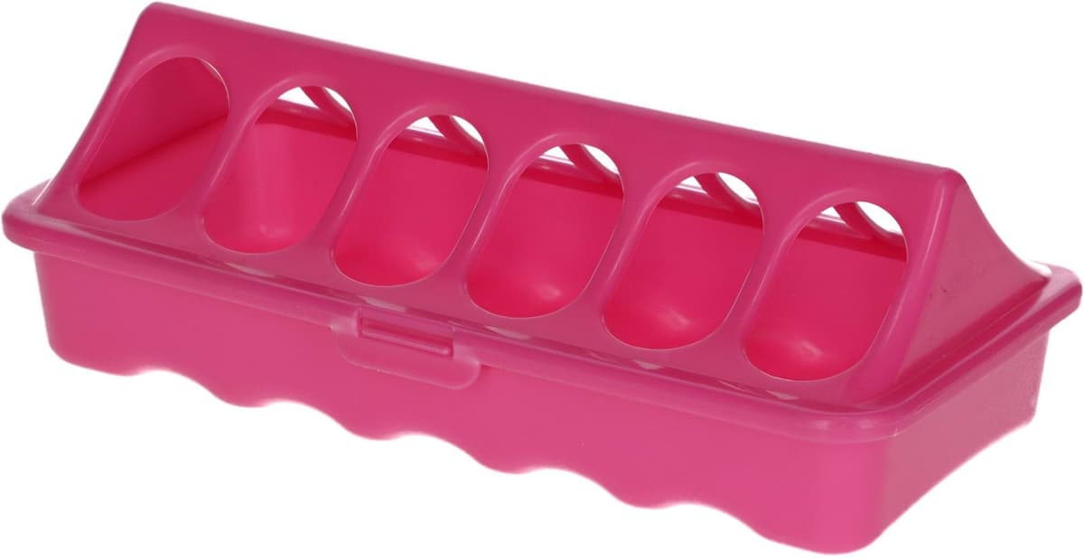 Karmidło dla kur 20 cm x 9 cm, różowe, Kerbl