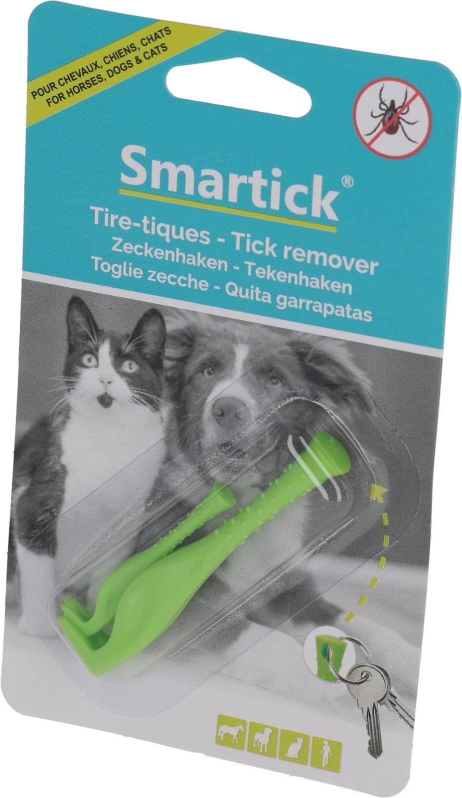 Łopatka do usuwania kleszczy Smartick, zestaw, 2 szt., Kerbl