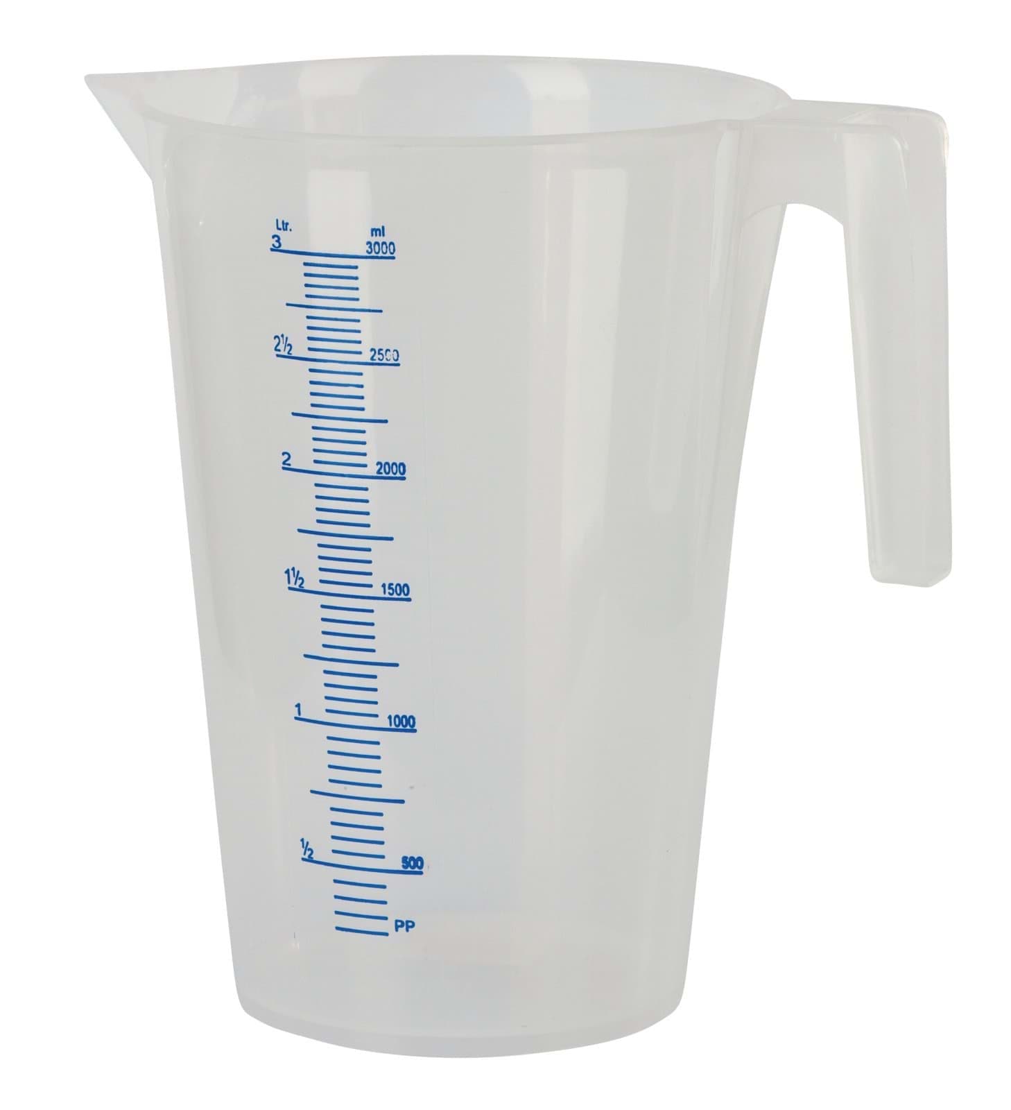Miarka plastikowa z podziałką, 3 l, Kerbl