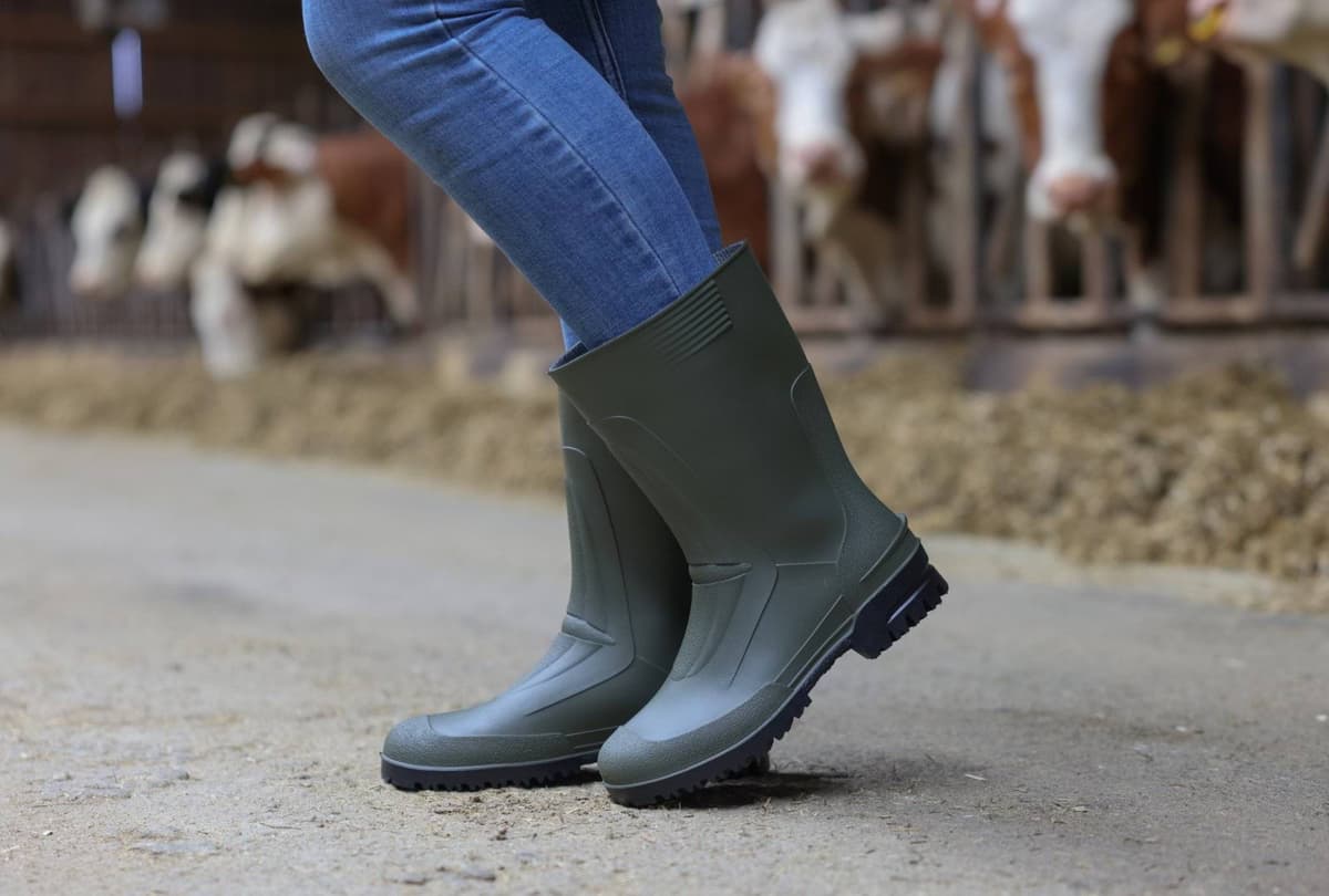Buty robocze PVC, IDRO LOW oliwkowe, roz. 43, Kerbl