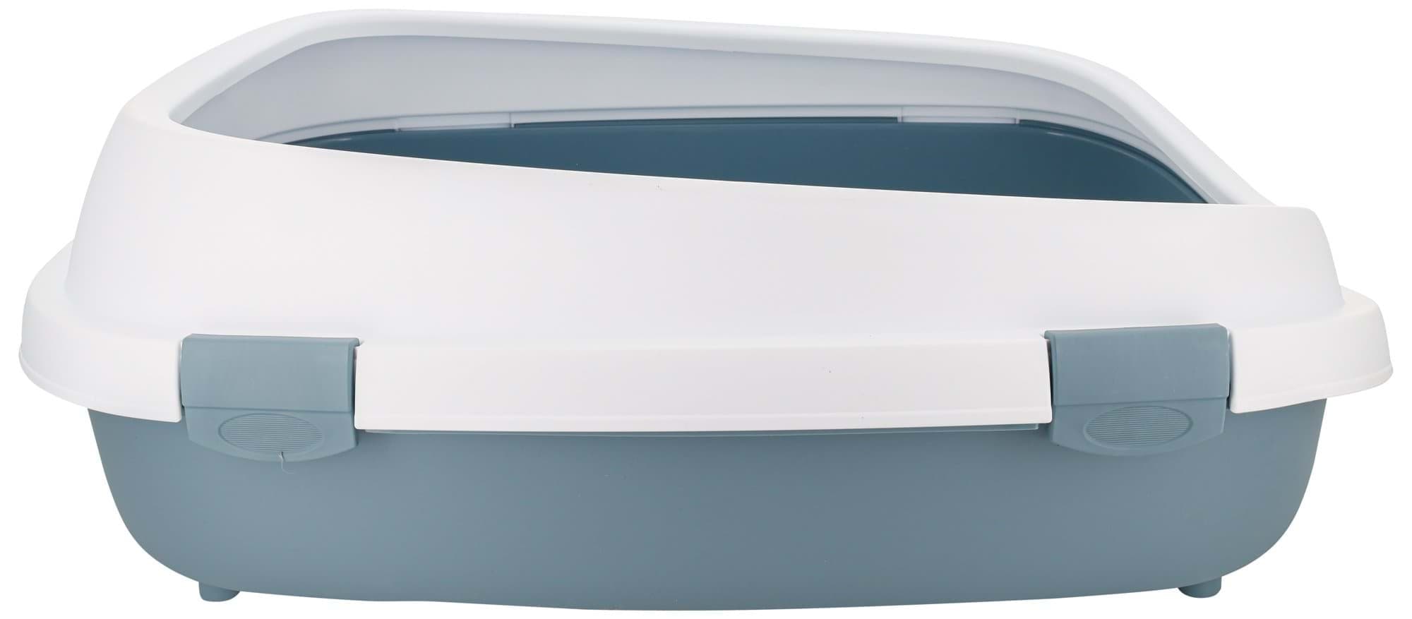 Kuweta Queen, biało-niebieska, 55 x 71 x 24,5 cm, Stefanplast