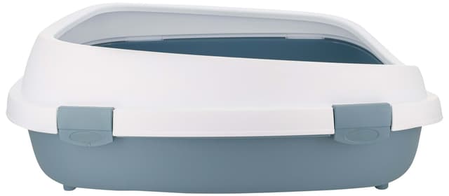 Kuweta Queen, biało-niebieska, 55 x 71 x 24,5 cm, Stefanplast