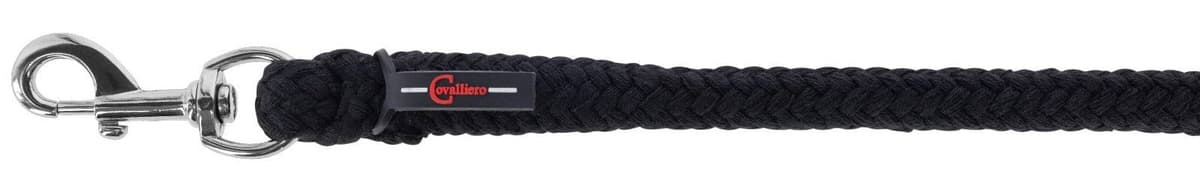 Uwiąz dla konia Doria, karabińczyk, 200 cm, czarny, Covalliero