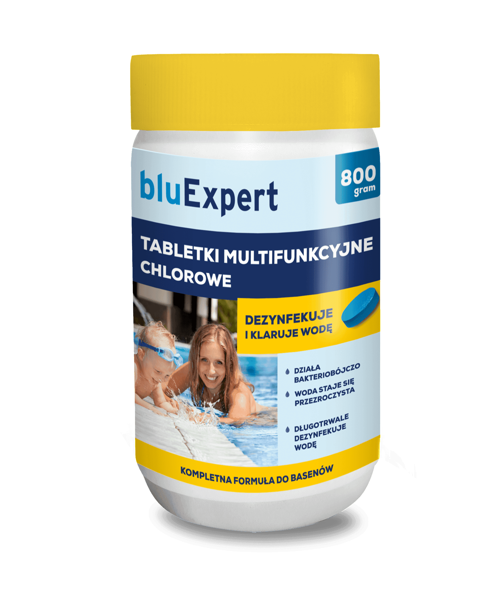 Tabletki multifunkcyjne do basenów, 800 g, bluExpert