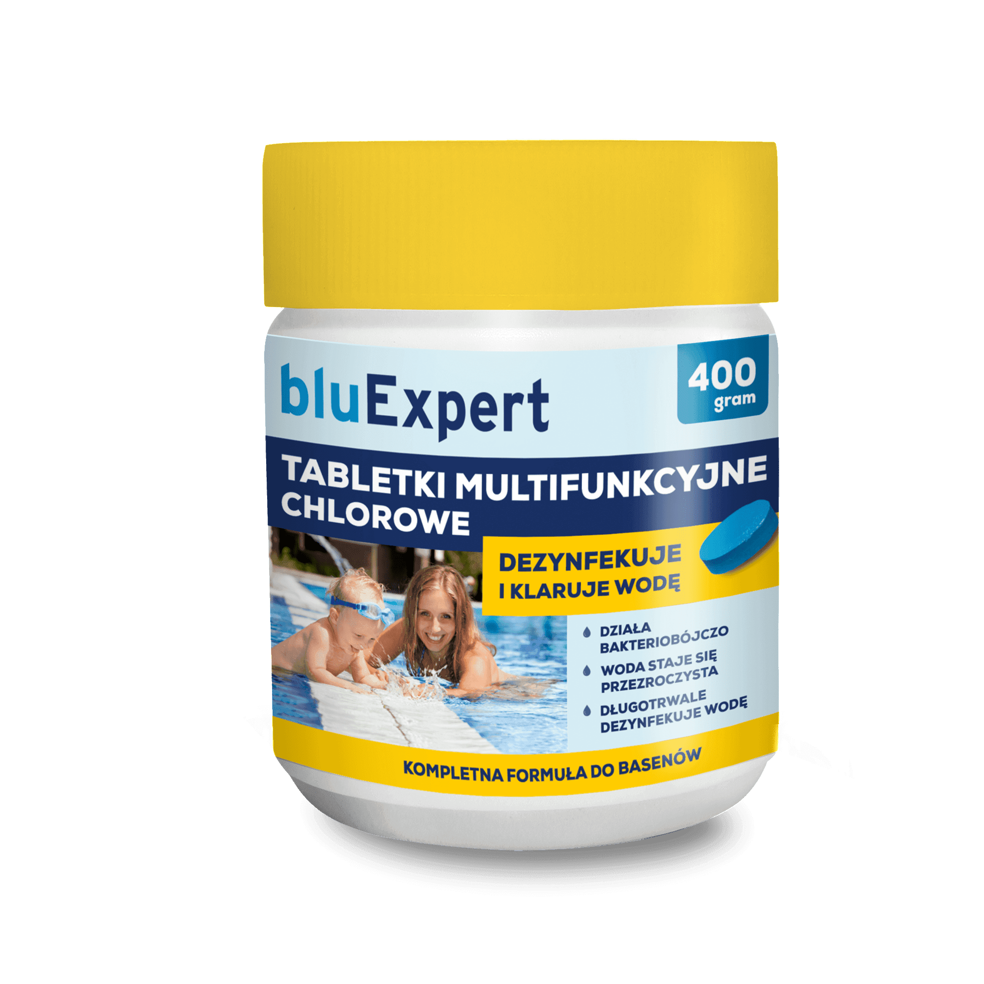 Tabletki multifunkcyjne do basenów, 400 g, bluExpert