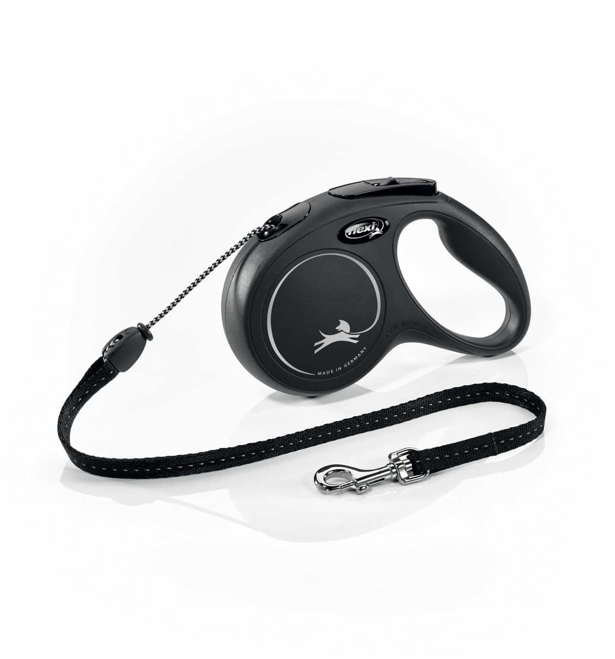 Smycz dla psa Flexi New Classic, linka, czarna, roz. S, 8 m, 12kg