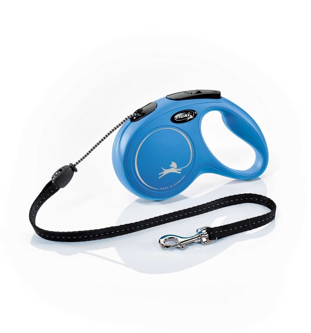 Smycz dla psa Flexi New Classic, linka, niebieska, roz. M, 5m, 20kg
