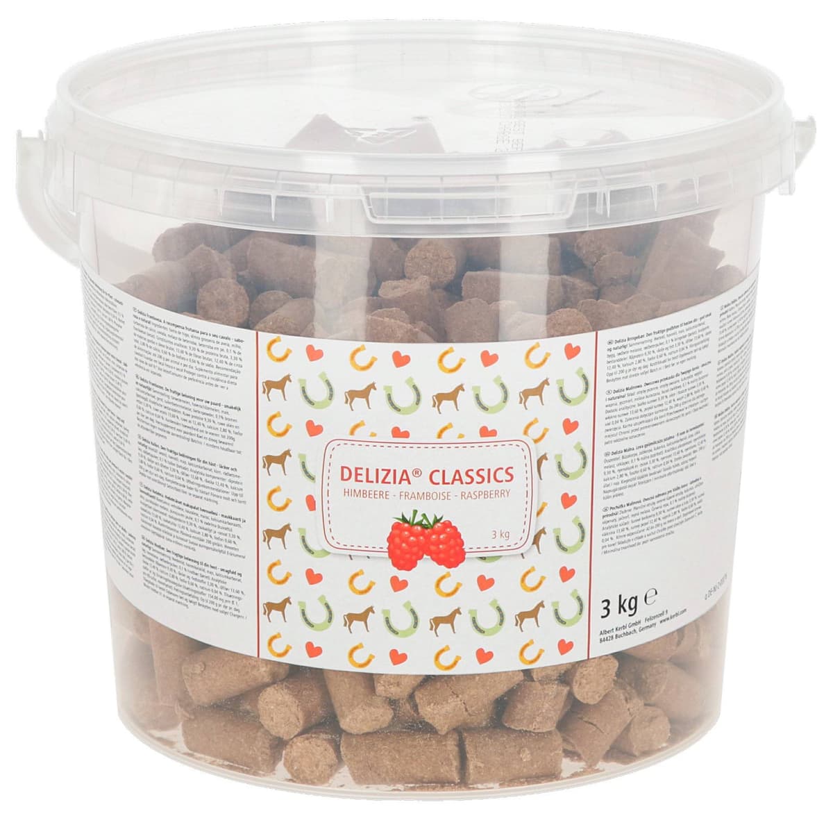 Smakołyki dla konia Delizia Classic, malina, 3 kg, Kerbl