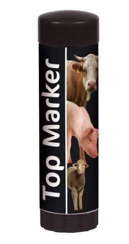 Kredka do znakowania zwierząt TopMarker, 60 g, czarna, Kerbl