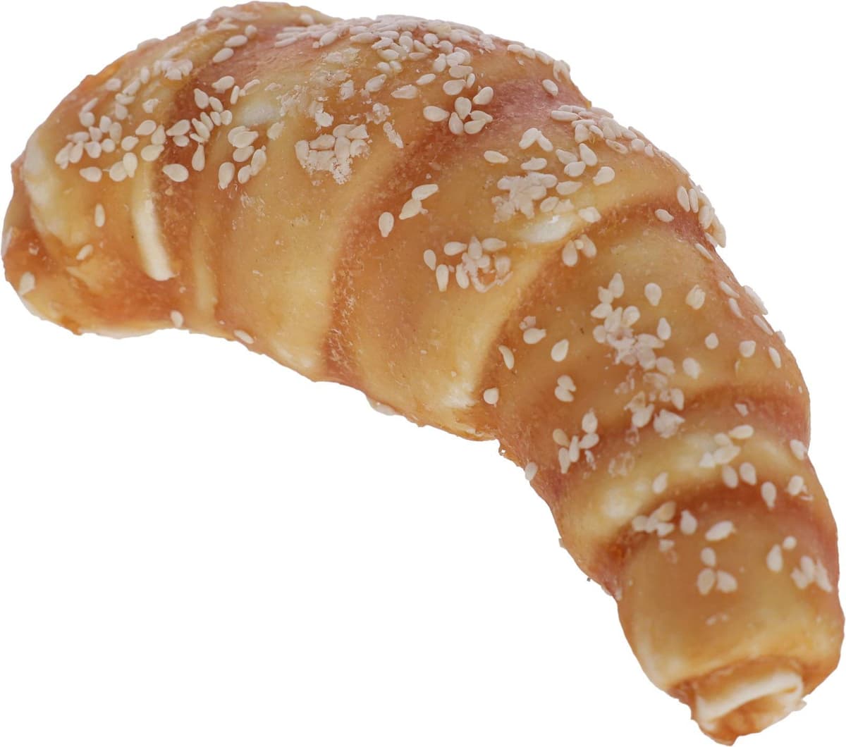 Rogalik z surowej skóry, z kurczakiem, 11 cm, 80 g, Kerbl