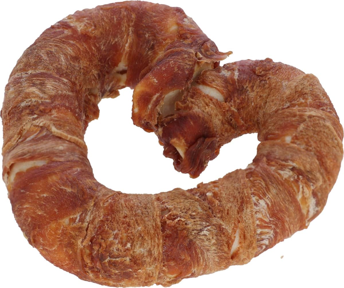 Serce z surowej skóry, z kurczakiem, 12 cm, 70 g, Kerbl