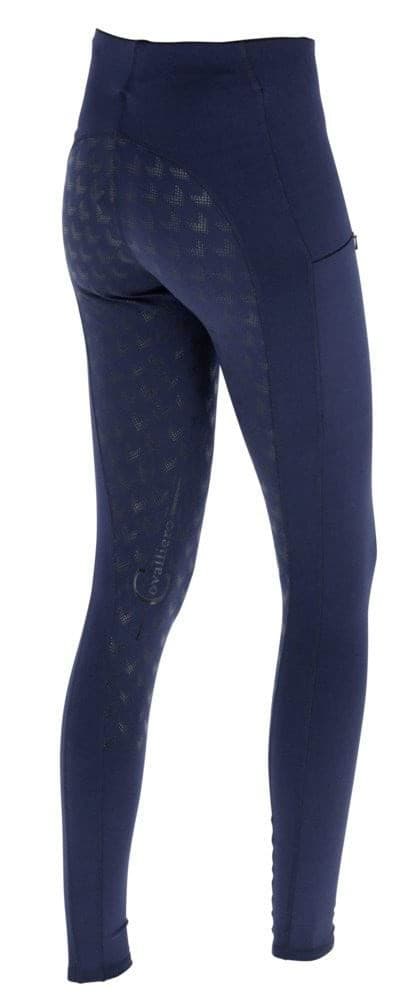 Legginsy jeździeckie Equona, dziecięce, granatowy, Covalliero
