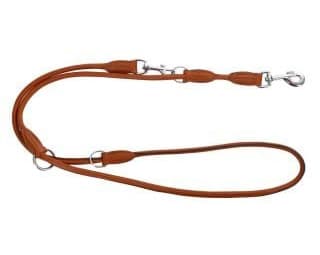 Smycz skórzana dla psa Roma, 200 cm x 8 mm, cognac, Kerbl