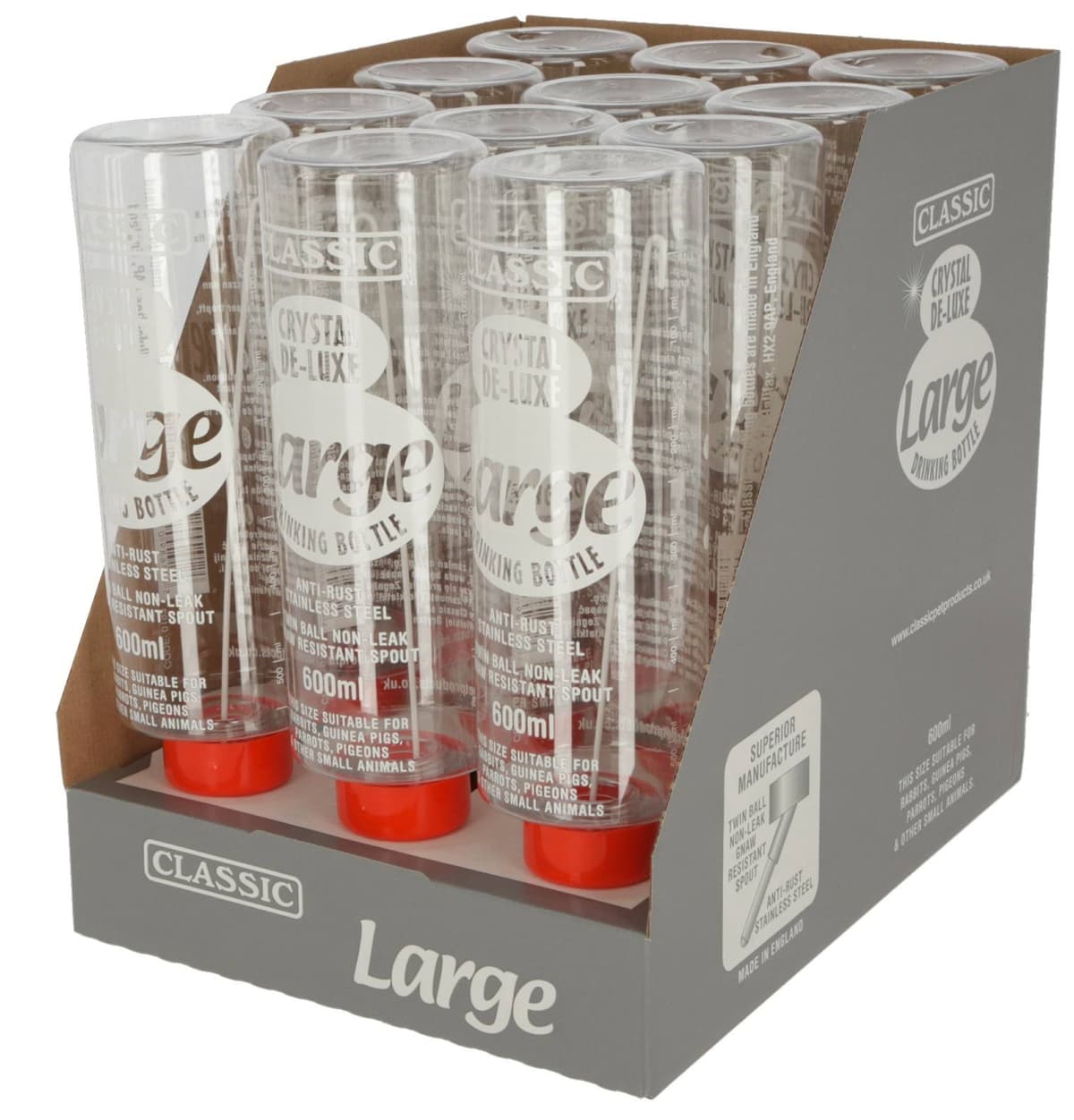 Poidełko dla gryzoni i królików Classic, 600 ml, Kerbl