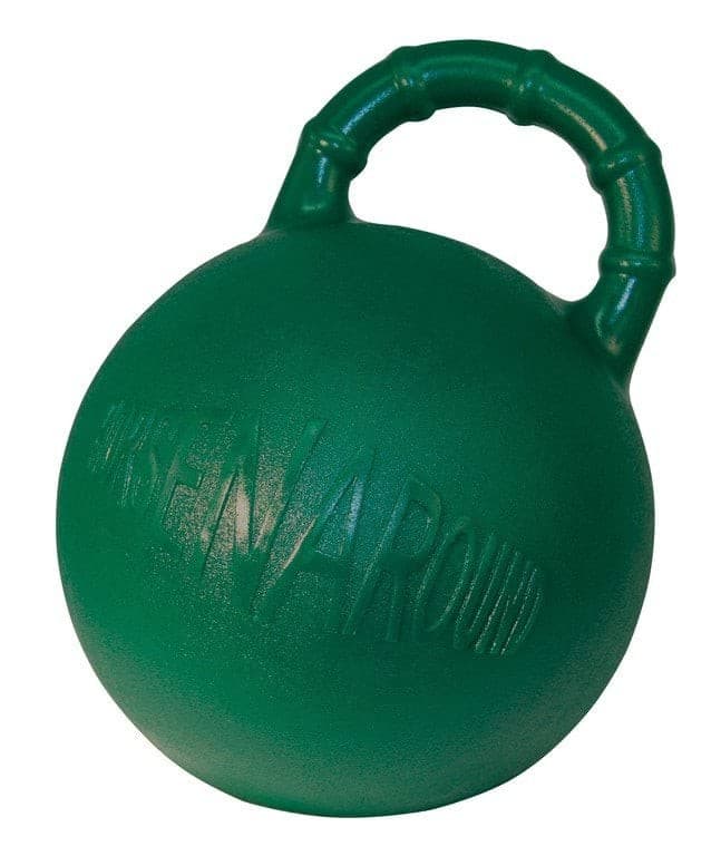 Piłka aromatyzowana do zabawy dla konia, zielony, jabłko, Kerbl