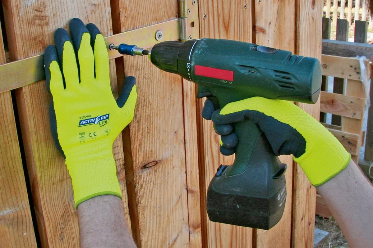 Rękawice robocze Activ Grip Lite, żółte, rozmiar 9, Kerbl