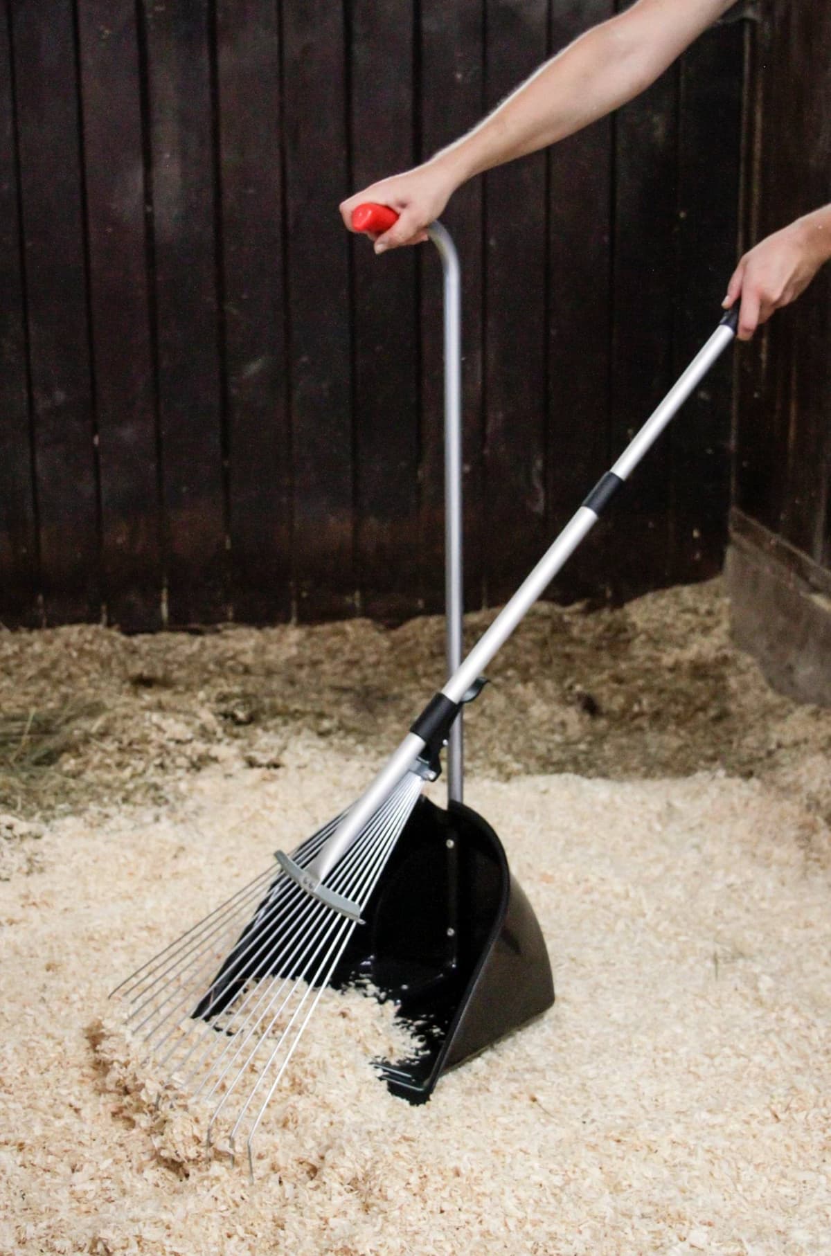 Grabki do sprzątania w stajni, składane, 140 cm, Kerbl