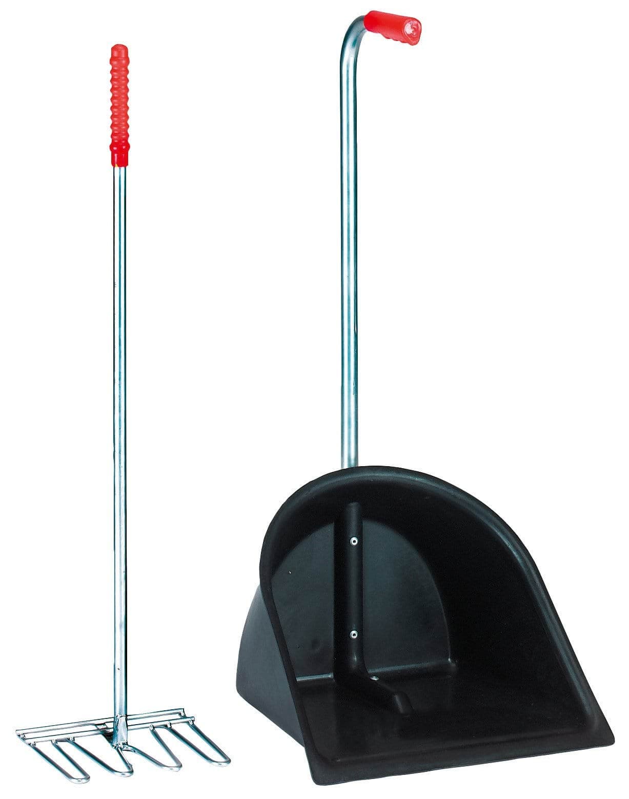 Zestaw do sprzątania w stajni Mistboy, czarny, 90 cm, Kerbl
