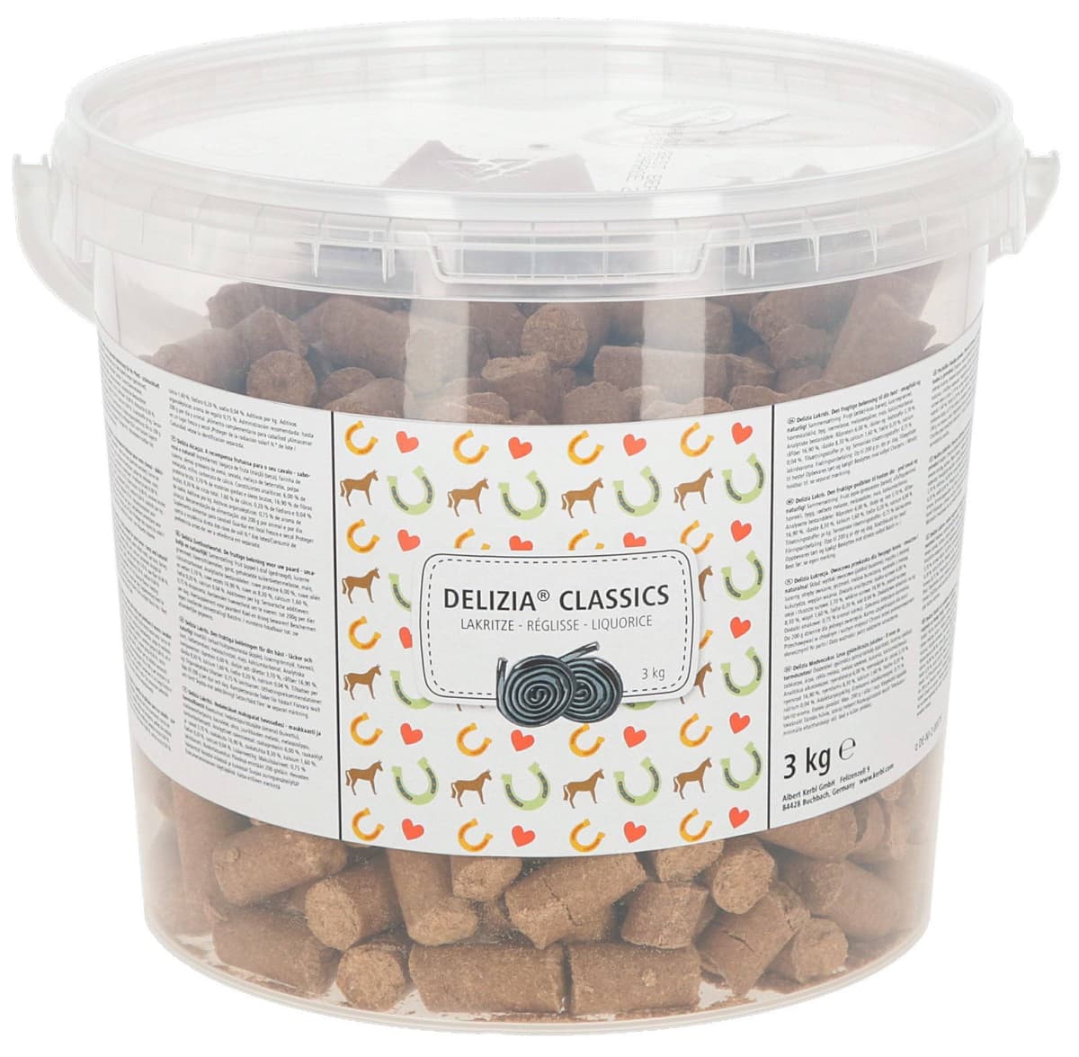 Smakołyki dla konia Delizia Classic, lukrecja, 3 kg, Kerbl