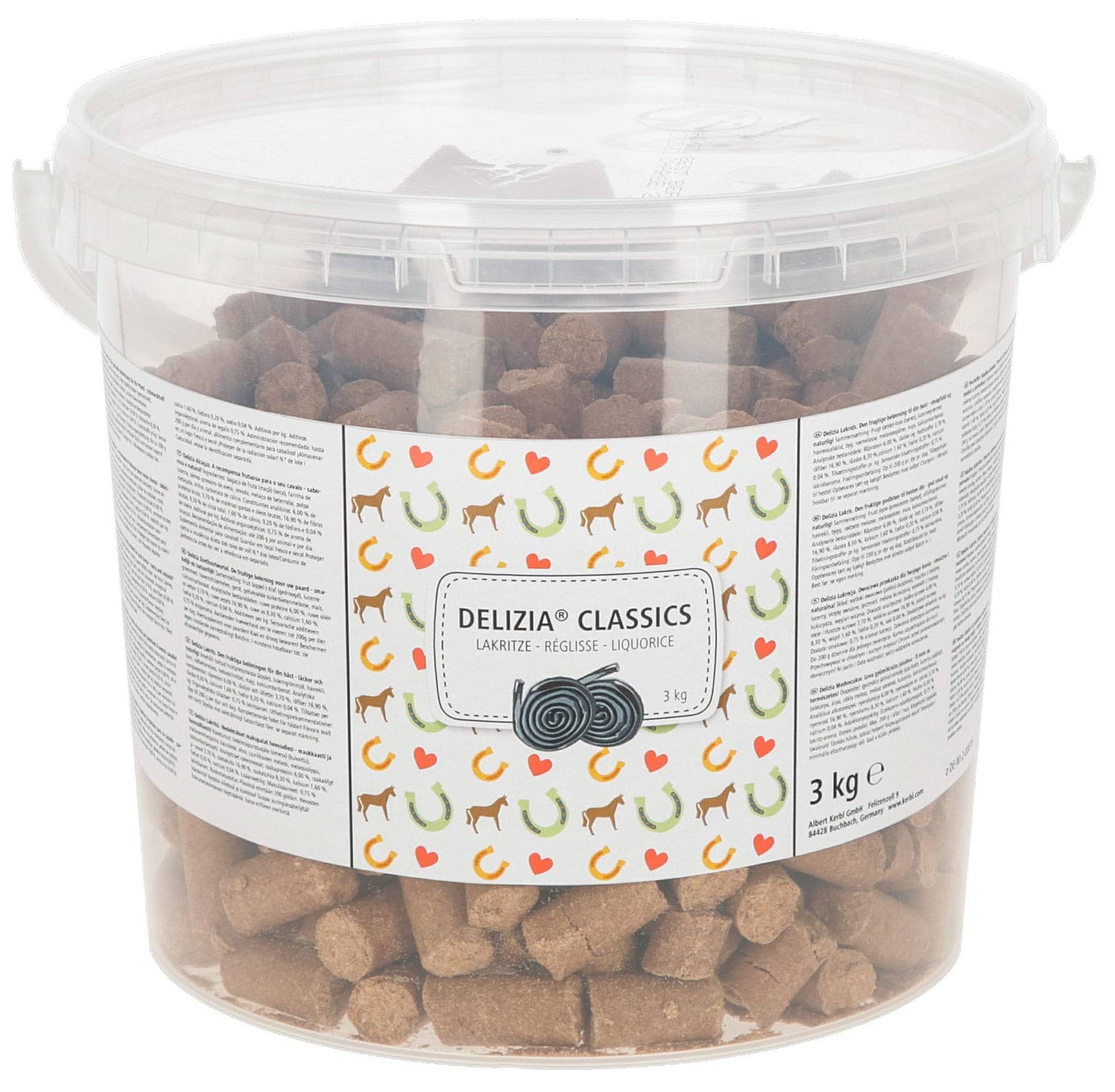 Smakołyki dla konia Delizia Classic, lukrecja, 3 kg, Kerbl