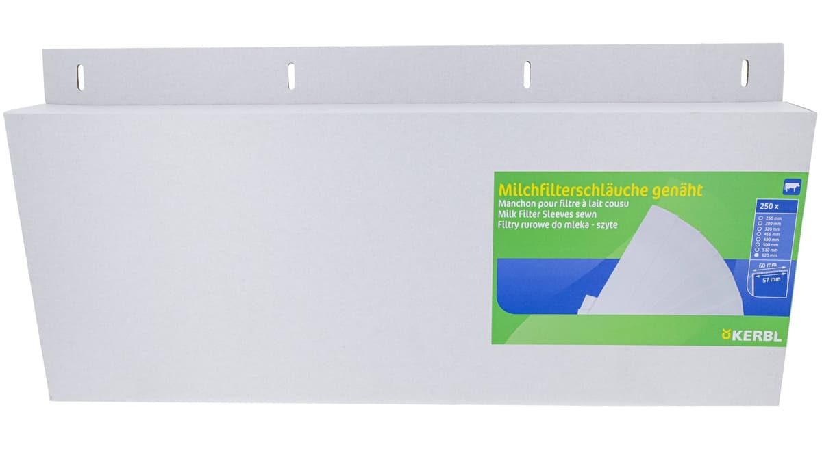 Filtr rurowy do mleka, 620 x 57 mm, 250 szt., Kerbl