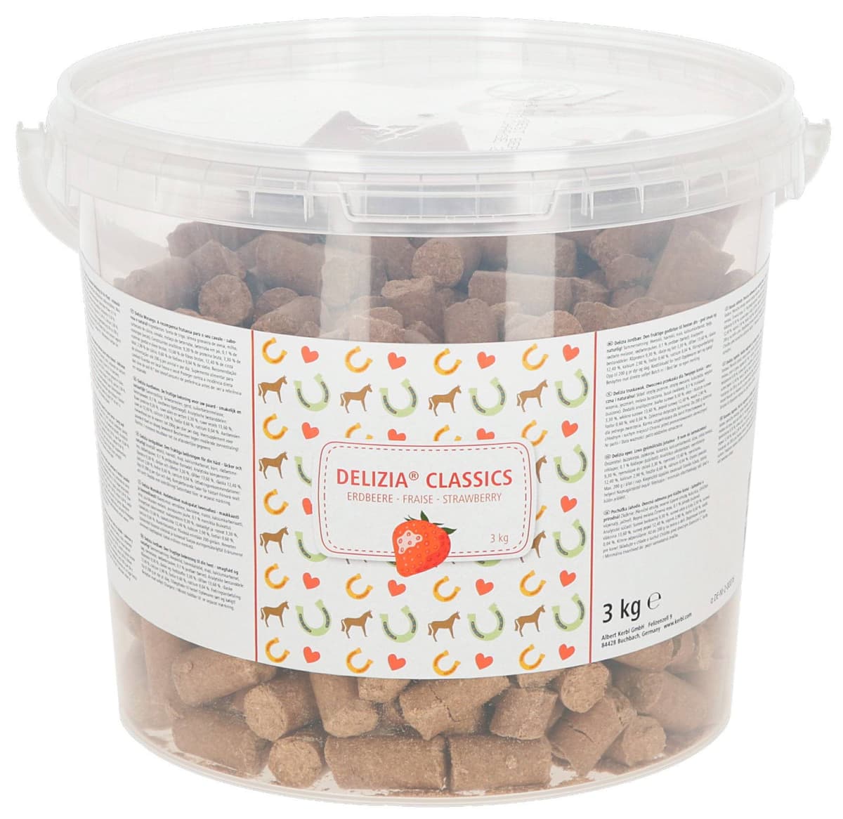 Smakołyki dla konia Delizia Classic, truskawka, 3 kg, Kerbl