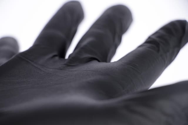 Rękawice Nitrile Long Black, rozmiar XXL, czarne, 50 szt., Kerbl