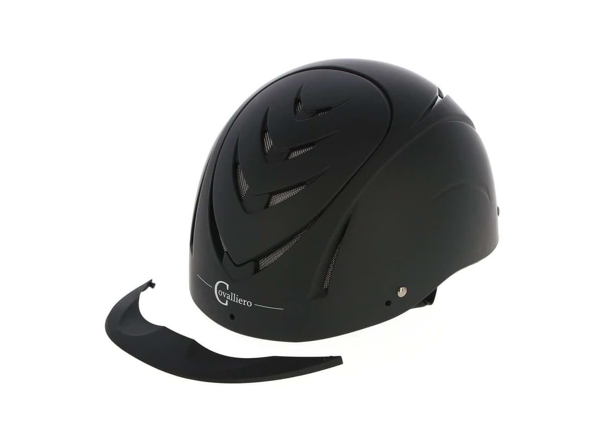 Kask jeździecki Nerron, czarny, 51-54 cm, Covalliero