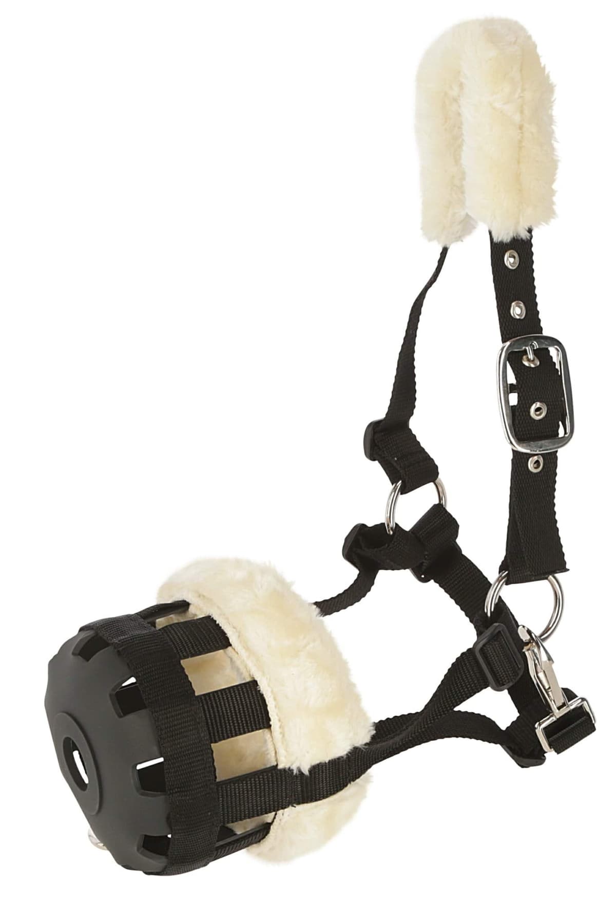 Kaganiec dla konia Teddy Fleece, czarny, roz. Pony, Covalliero