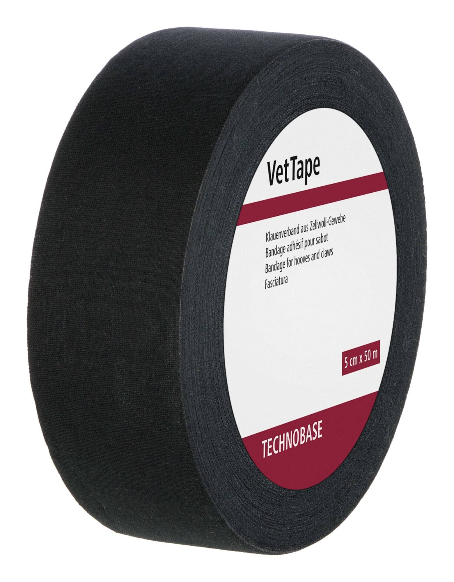 Bandaż do racic VetTape, samoprzylepny, 50 m x 50 mm, czarny, Kerbl