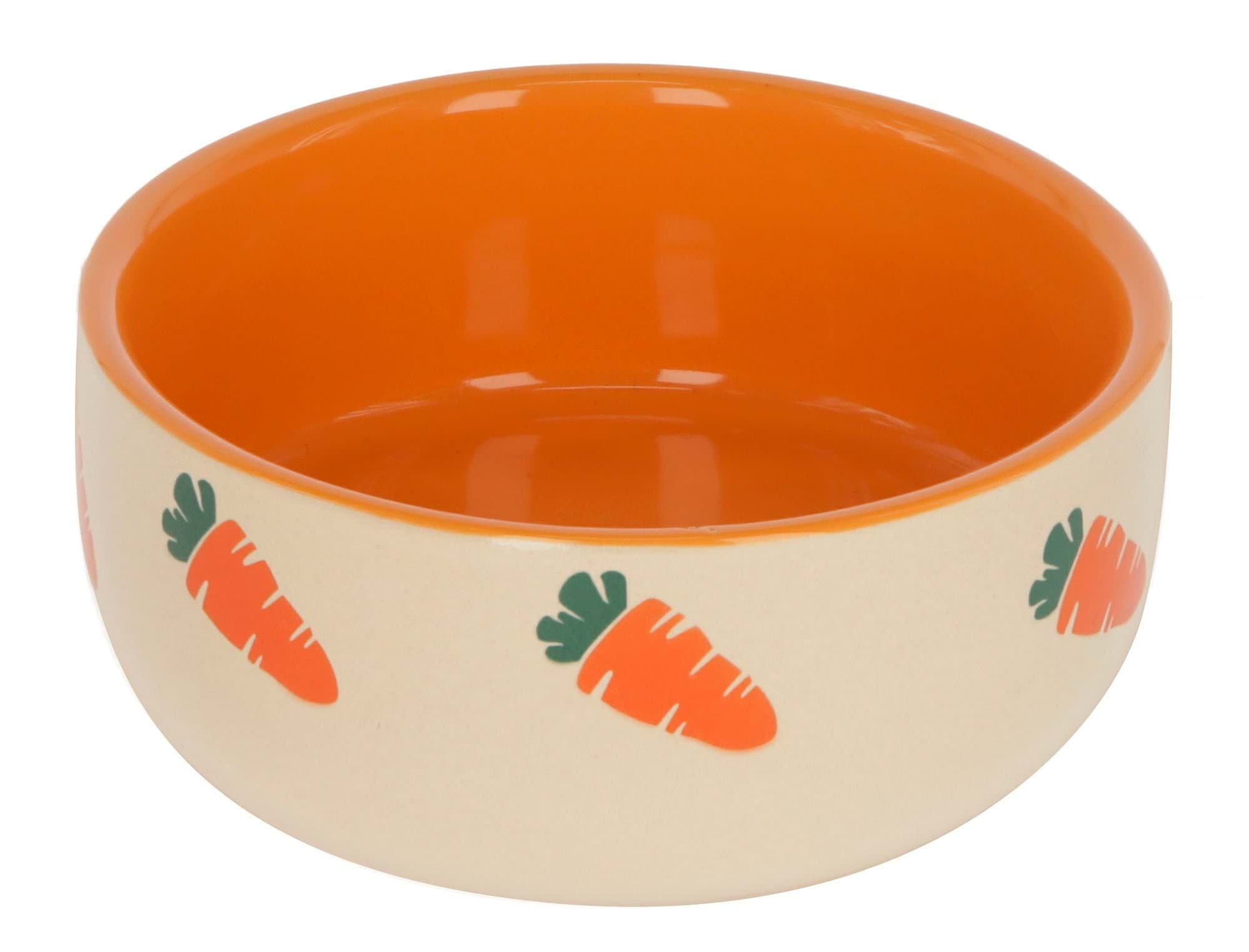 Miska ceramiczna dla gryzoni, 100 ml, beżowy/pomarańczowy, Kerbl