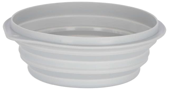 Miska silikonowa podróżna, 2000 ml, szara, Kerbl