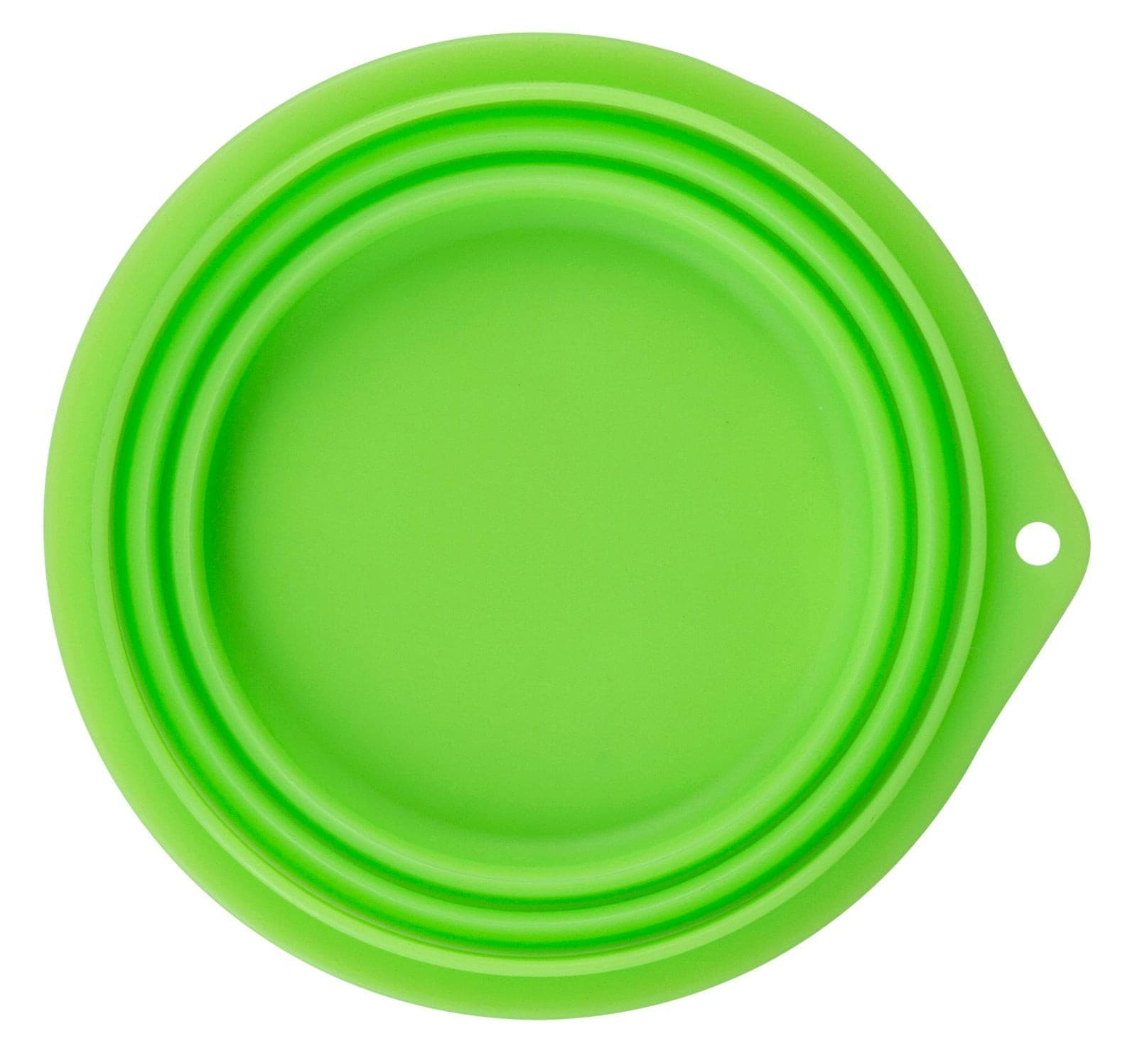 Miska silikonowa podróżna, 1000 ml, zielona, Kerbl