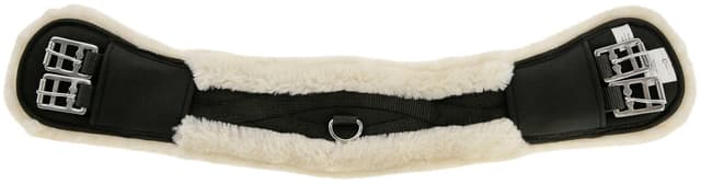 Popręg ujeżdżeniowy 60 cm z futrem Covalliero, czarny