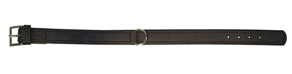 Skórzana obroża dla psa Vegas HQ, 46 - 52 cm x 20 mm czarna, Kerbl
