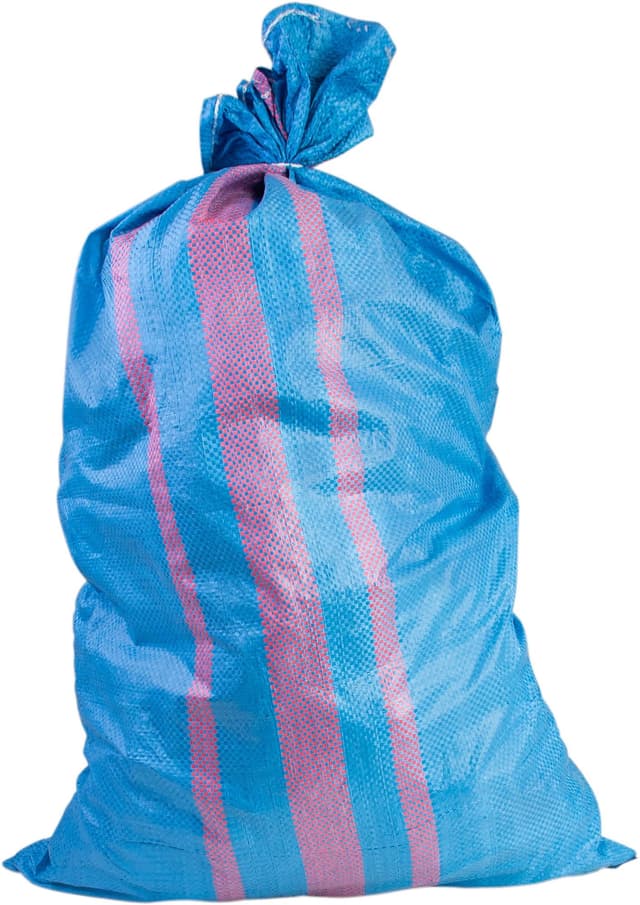 Worek polipropylenowy 50x85 cm, niebieski, 25 kg