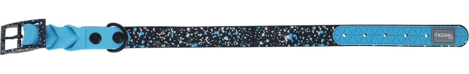 Obroża dla psa Lima, 56 - 65 cm, 25 mm, niebieski/czarny, Kerbl