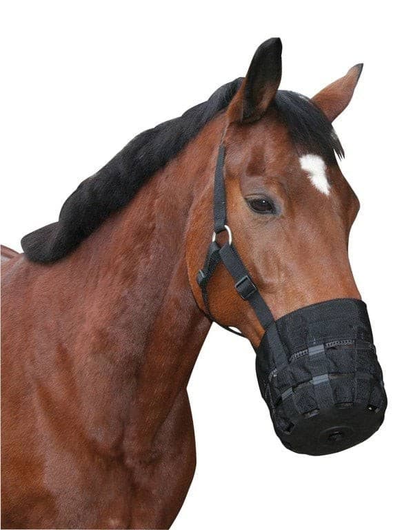 Kaganiec dla konia, nylonowy, czarny, roz. Pony, Covalliero