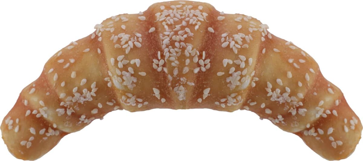 Rogalik z surowej skóry, z kurczakiem, 11 cm, 80 g, Kerbl