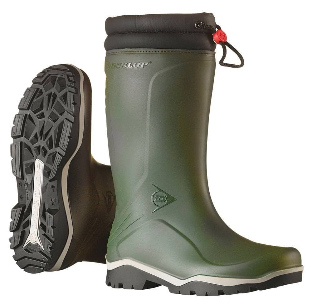 Buty zimowe Blizzard, oliwkowe, Dunlop