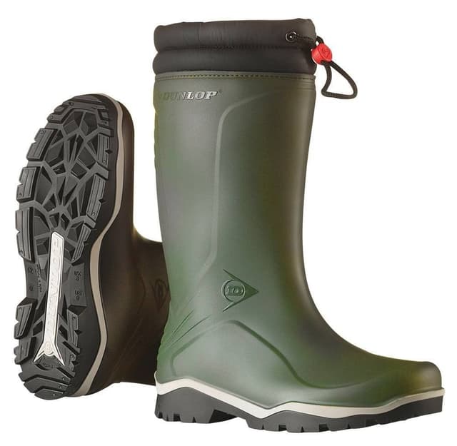 Buty zimowe Blizzard, oliwkowe, Dunlop