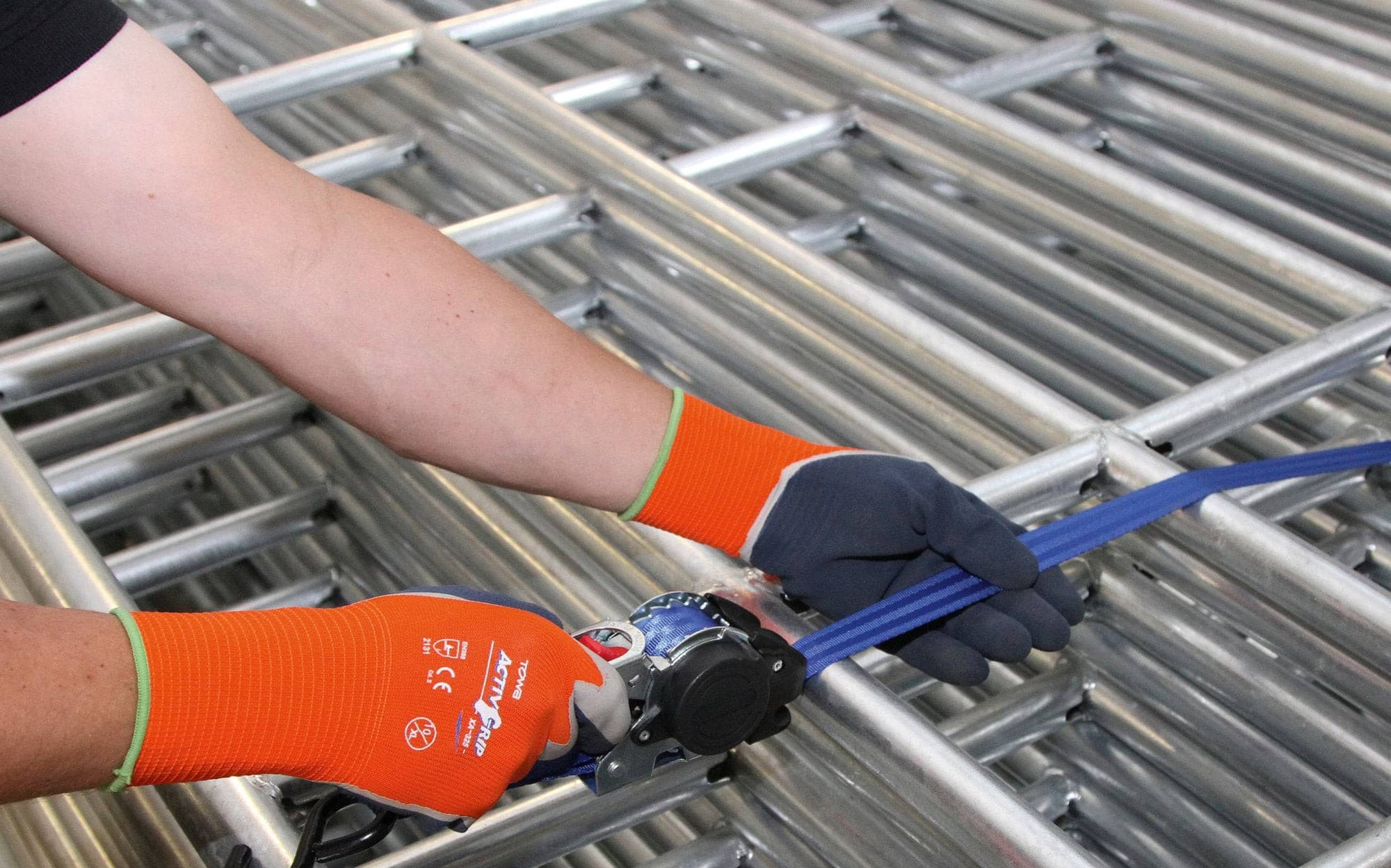Rękawice bezszwowe Activ Grip XA325, Kerbl