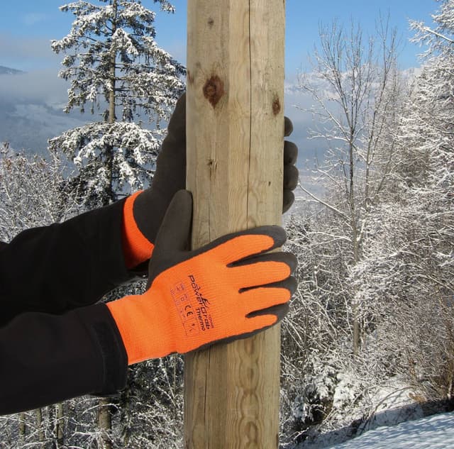 Rękawice PowerGrab Thermo, pomarańczowe, Kerbl