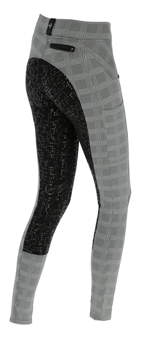 Legginsy jeździeckie Superba, krata, Covalliero