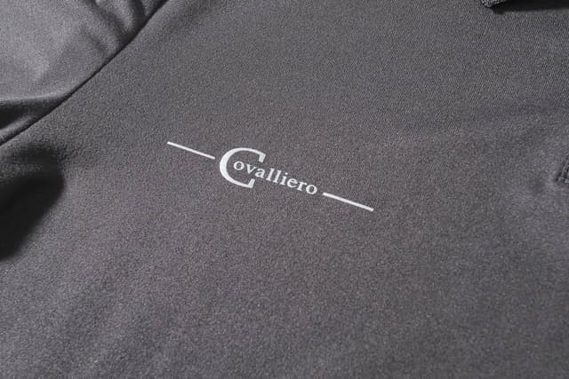 Koszulka jeździecka Polo, damska, grafitowy, Covalliero