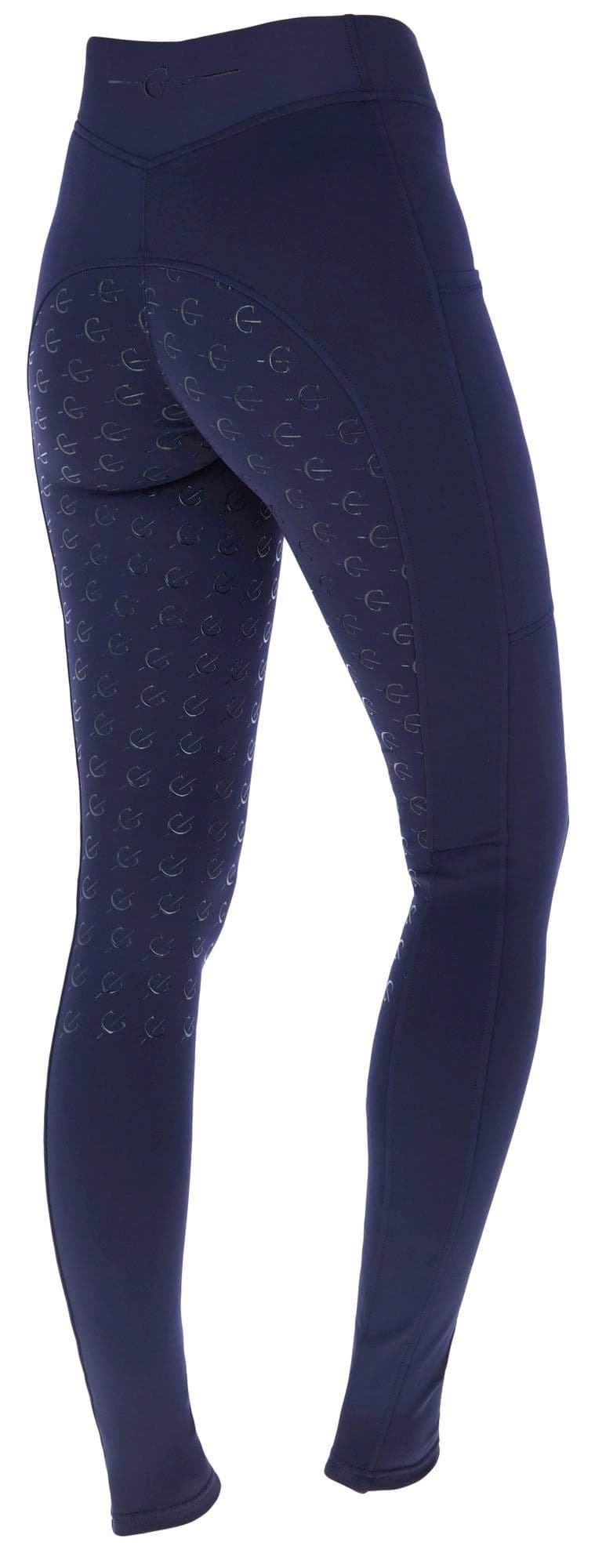 Legginsy jeździeckie ClassicStar, damskie, granatowy, Covalliero